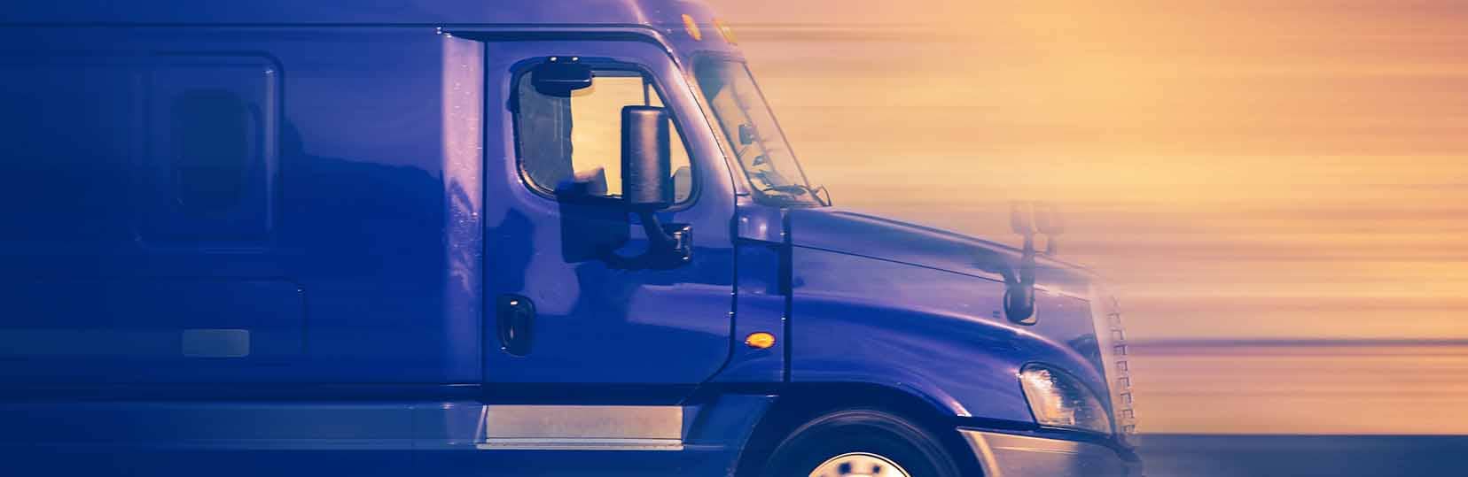 %Heavy truck on the road